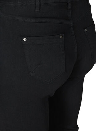 High-waisted bootcut Ellen jeans, Black, Packshot image number 3