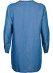 Long sleeve tunic with TENCEL™ Lyocell, Medium Blue denim, Packshot image number 1