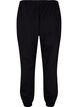 Loose cotton trousers with pockets, Black, Packshot image number 1