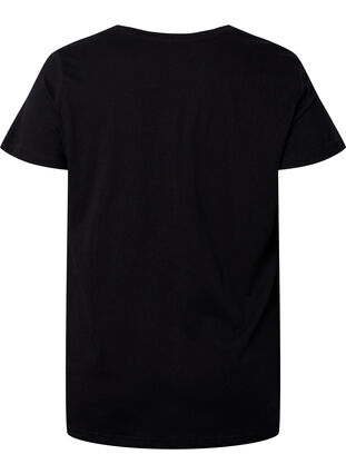 Sports t-shirt with print, Black w. Extreme, Packshot image number 1