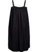 Midi slip dress in viscose, Black, Packshot image number 1