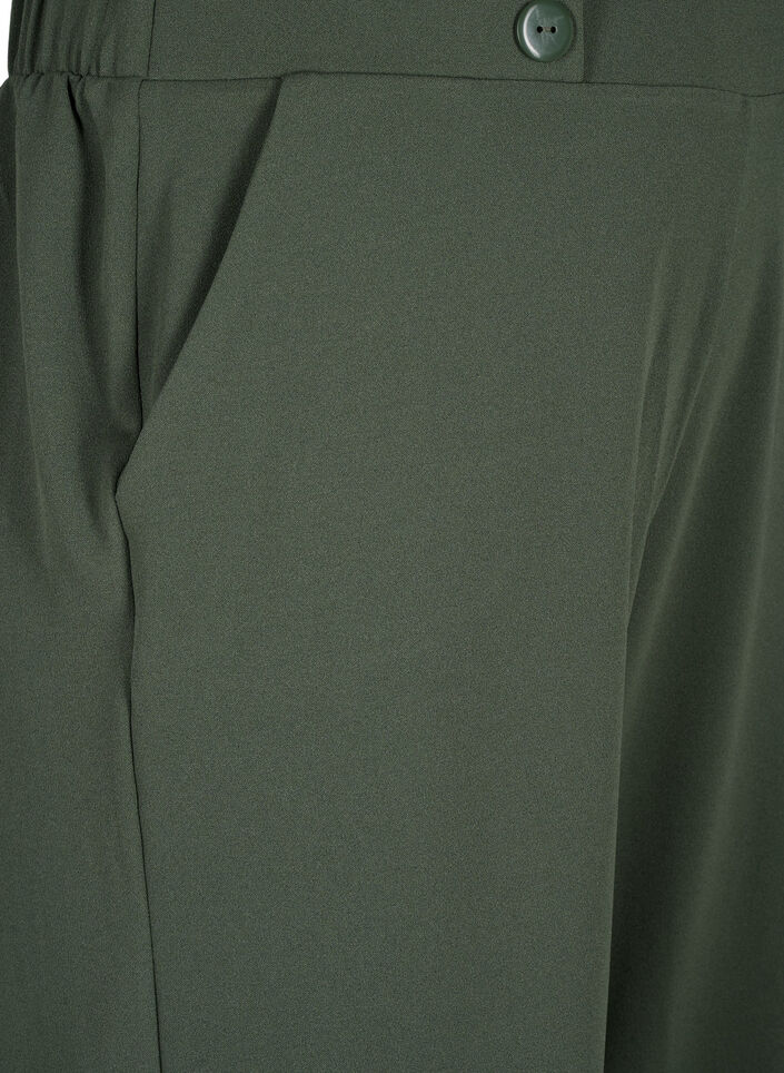 7/8 pants with loose fit, Green, Packshot image number 2