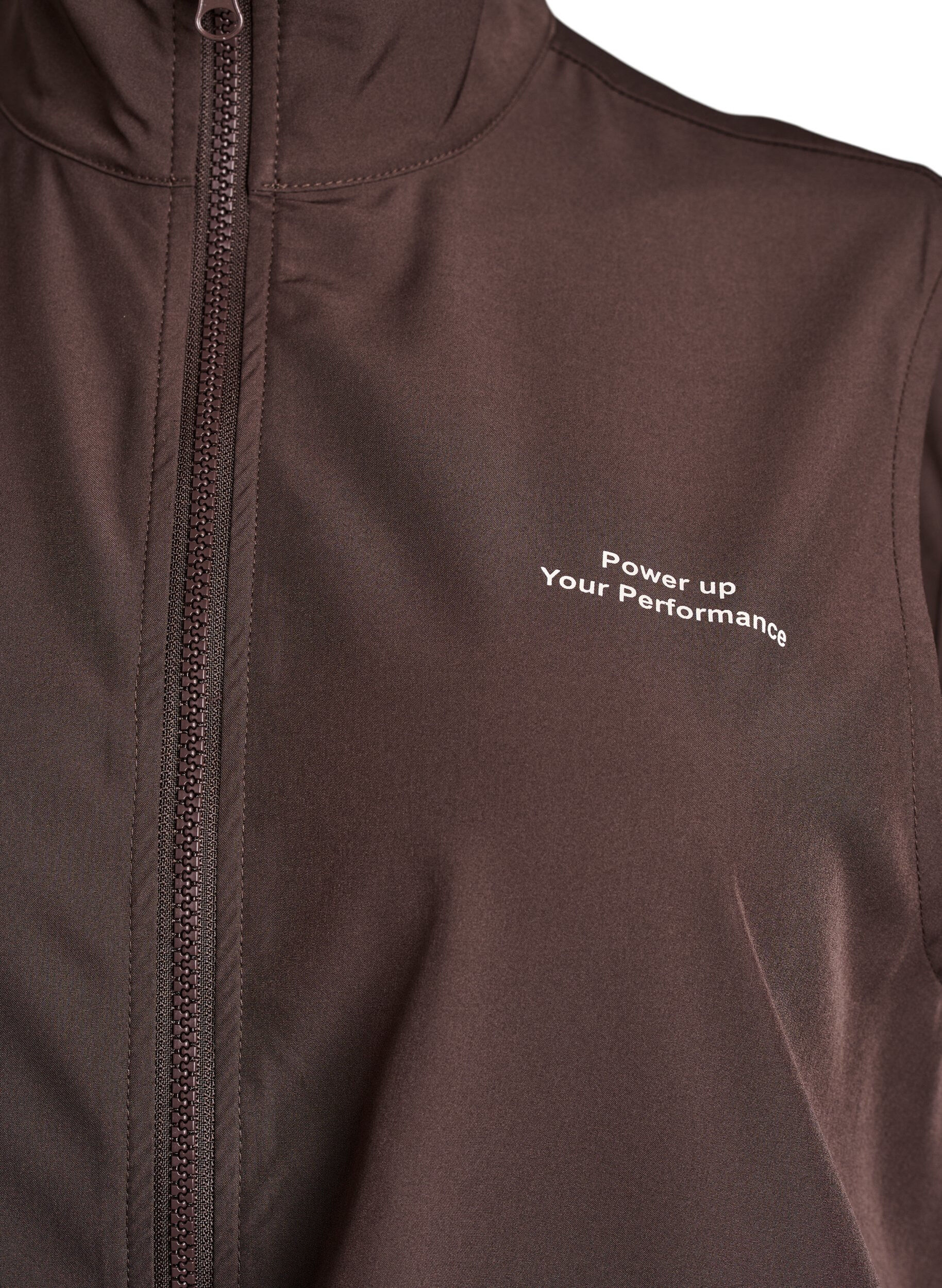 Zizzifashion Sleeveless vest with an elasticated waist, Brown, Packshot image number 2