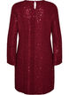 Short sequin dress with an A-line shape, Red, Packshot image number 1