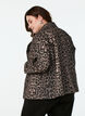 Double-breasted blazer jacket with leopard print, Brown, Model image number 2