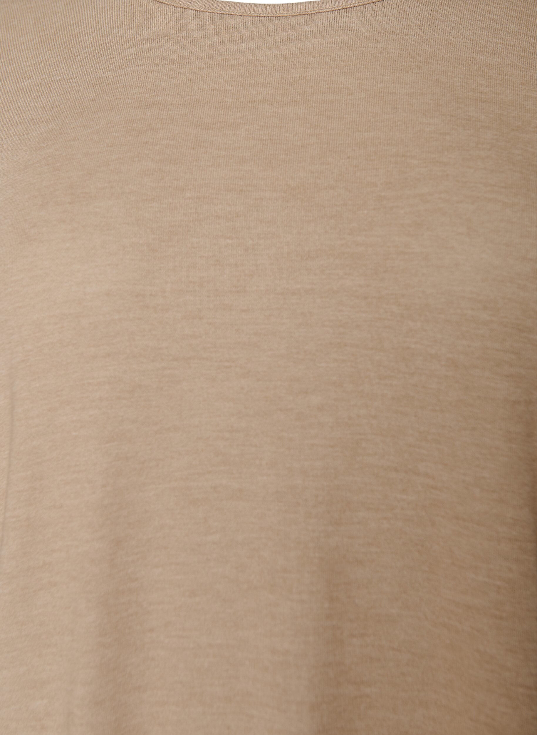 ZizzifashionJersey blouse with 3/4 sleeves, Beige, Packshot image number 2