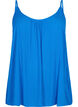 Strap top in viscose, Blue, Packshot image number 0