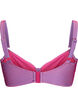 Striped underwired bikini top, Pink, Packshot image number 1