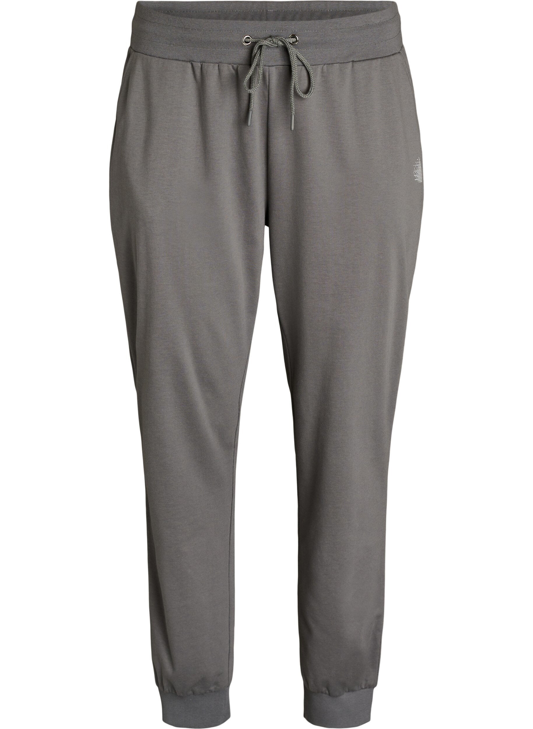 Zizzifashion Loose tracksuit trousers with pockets, Grey, Packshot image number 0