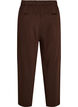 Loose jersey trousers with a high waist, Brown, Packshot image number 1