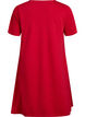Jersey dress with short sleeves and pockets, Red, Packshot image number 1