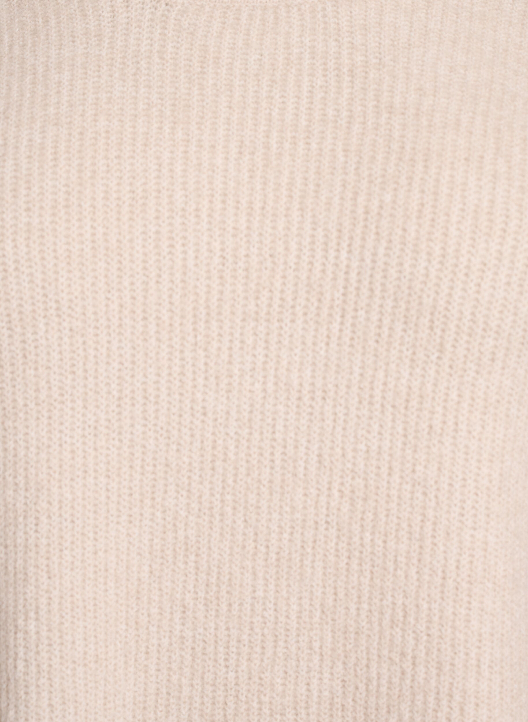 Zizzifashion Loose knit with 3/4-sleeves, Beige, Packshot image number 2