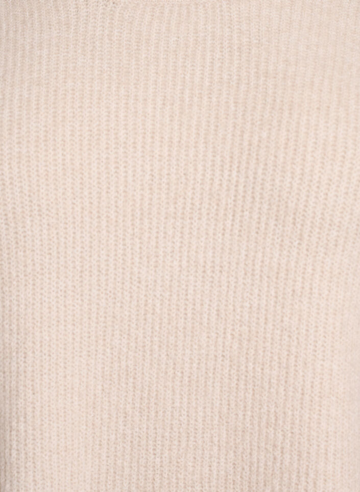 Loose knit with 3/4-sleeves, Beige, Packshot image number 2