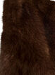 Short faux fur jacket with an open front, Brown, Packshot image number 2