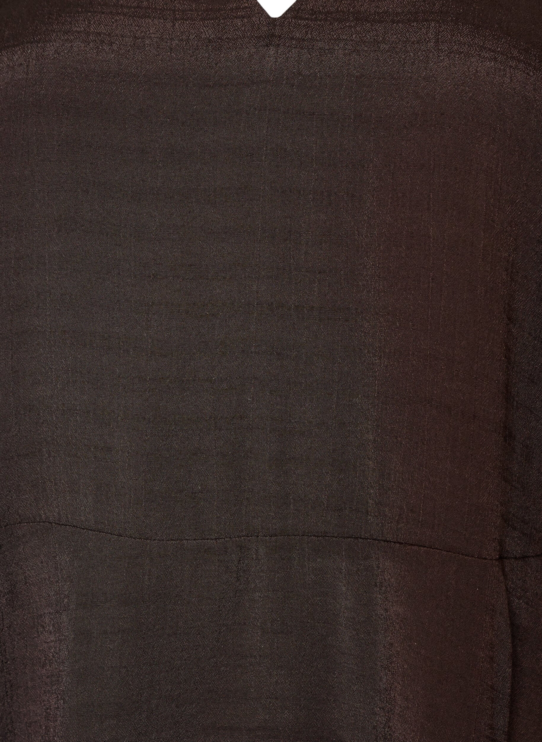 ZizzifashionA-line dress with layered ruffles, Brown, Packshot image number 2
