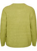 Cardigan with buttons and a rounded front, Green, Packshot image number 1