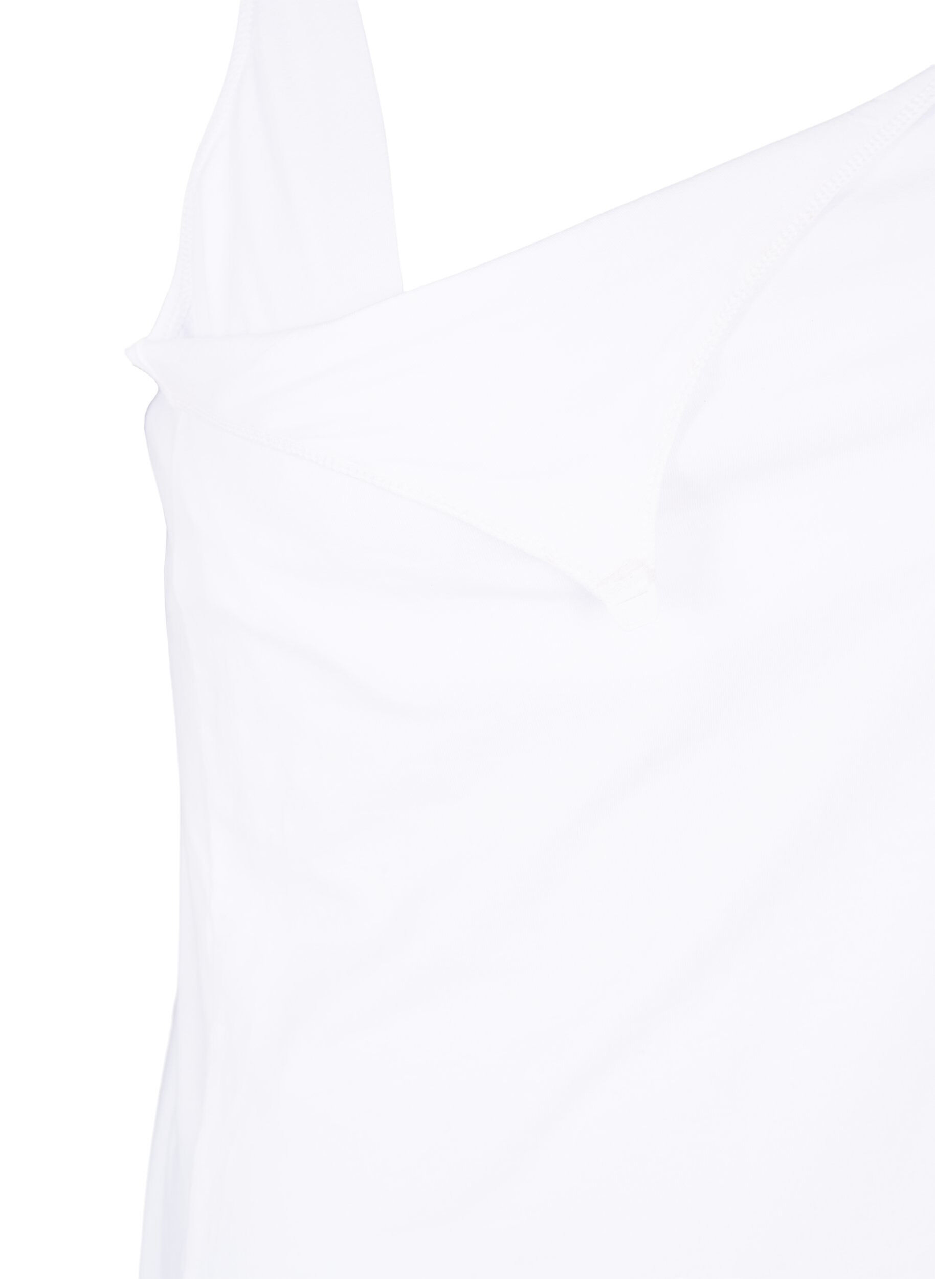 Zizzifashion Pregnancy top with breastfeeding function, White, Packshot image number 3
