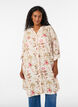 Long shirt in linen and viscose, Vanilla, Model image number 0
