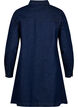 Denim dress with A-shape and buttons, Dark Blue Denim, Packshot image number 1