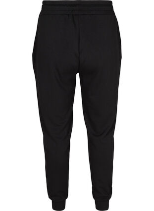 Sweatpants with pockets and drawstrings, Black, Packshot image number 1