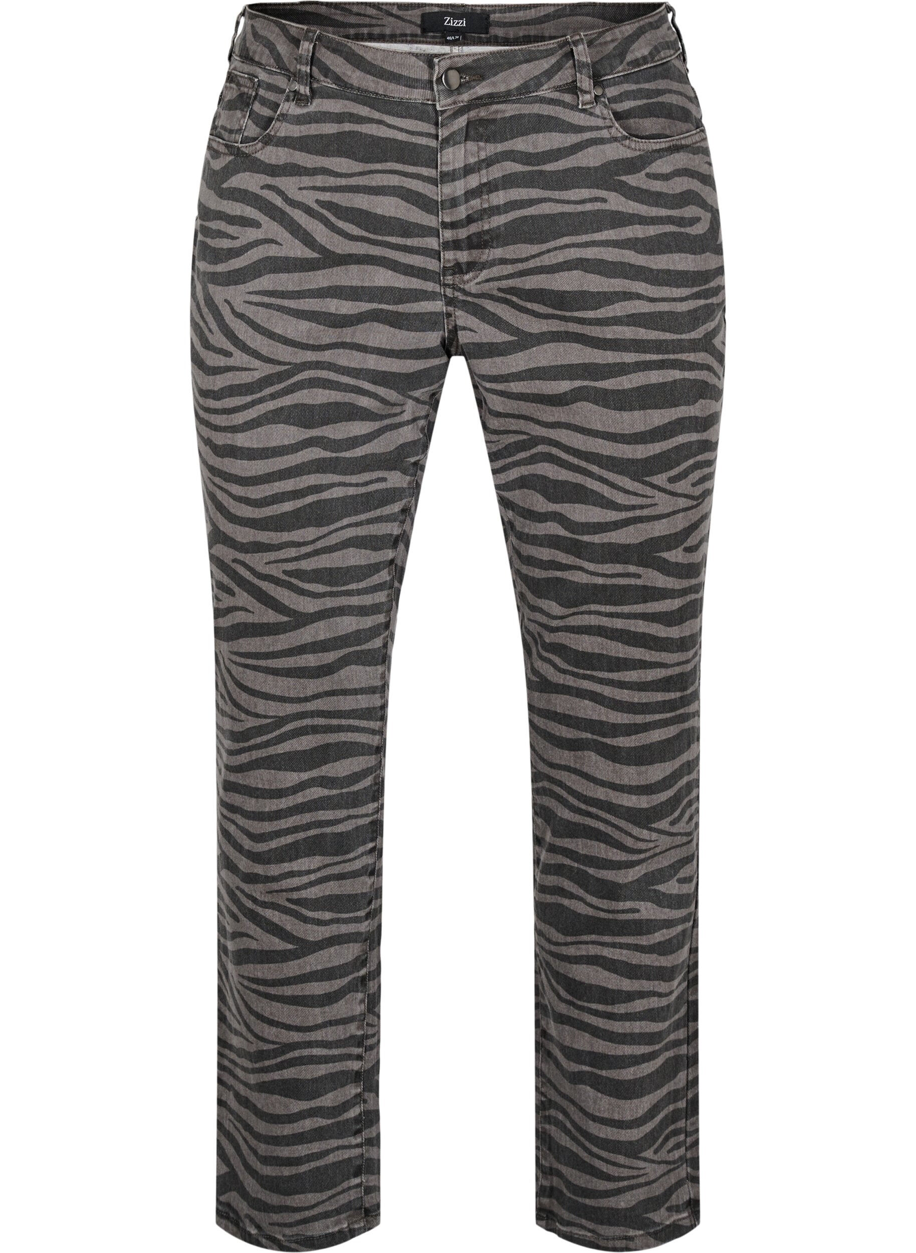 Emily jeans with zebra print