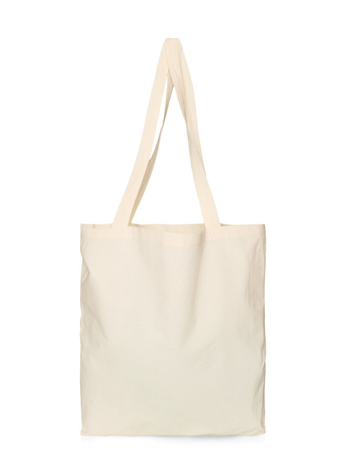Tote bag with print, Black, Packshot image number 1
