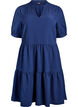 Short A-line dress, Blue, Packshot image number 0