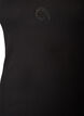 Fitted top with motif, Black, Packshot image number 2