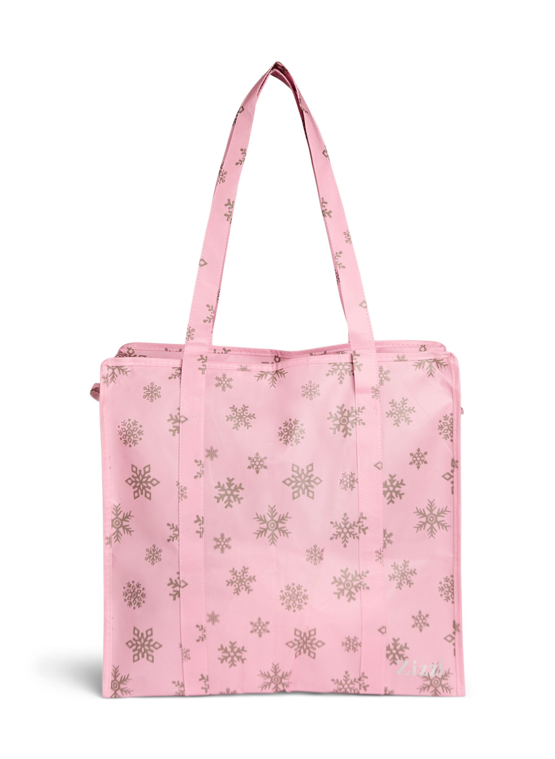 Zizzifashion Shopping bag with zipper, Red, Packshot image number 1