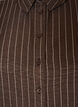 Pinstripe shirt with lace trim, Brown, Packshot image number 2