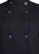 Short coat with A-line shape, Black, Packshot image number 2