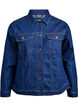 FLASH - Denim jacket in a stretchy cotton blend, Blue, Packshot image number 0