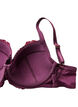 Padded bra with floral embroidery, Purple, Packshot image number 3
