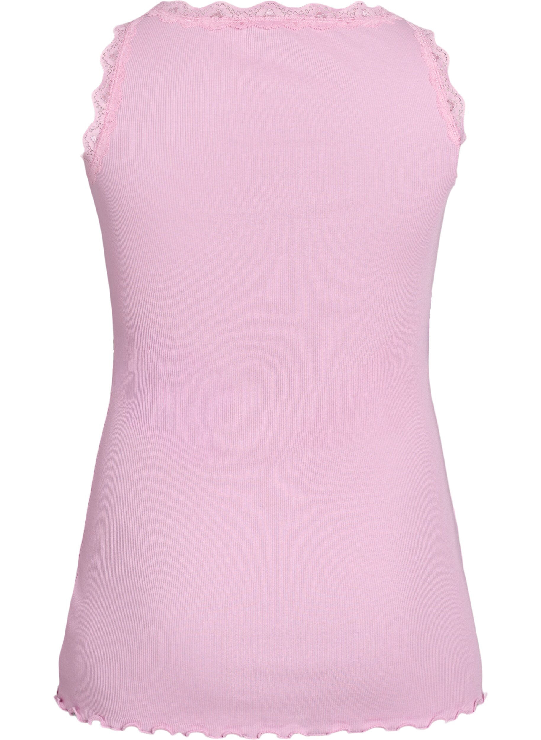 Zizzifashion Top with lace trim, Pink, Packshot image number 1