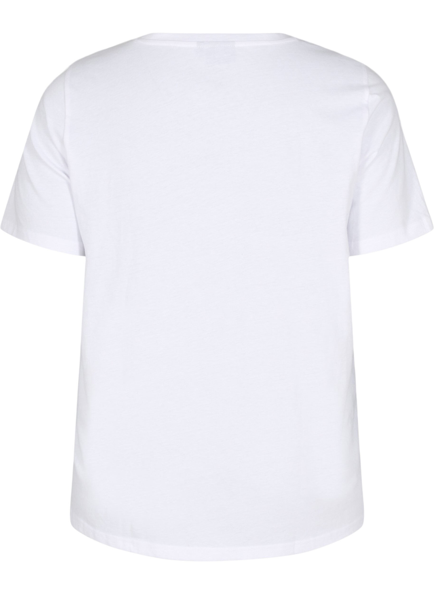 Zizzifashion FLASH - T-shirt with motif, White, Packshot image number 1