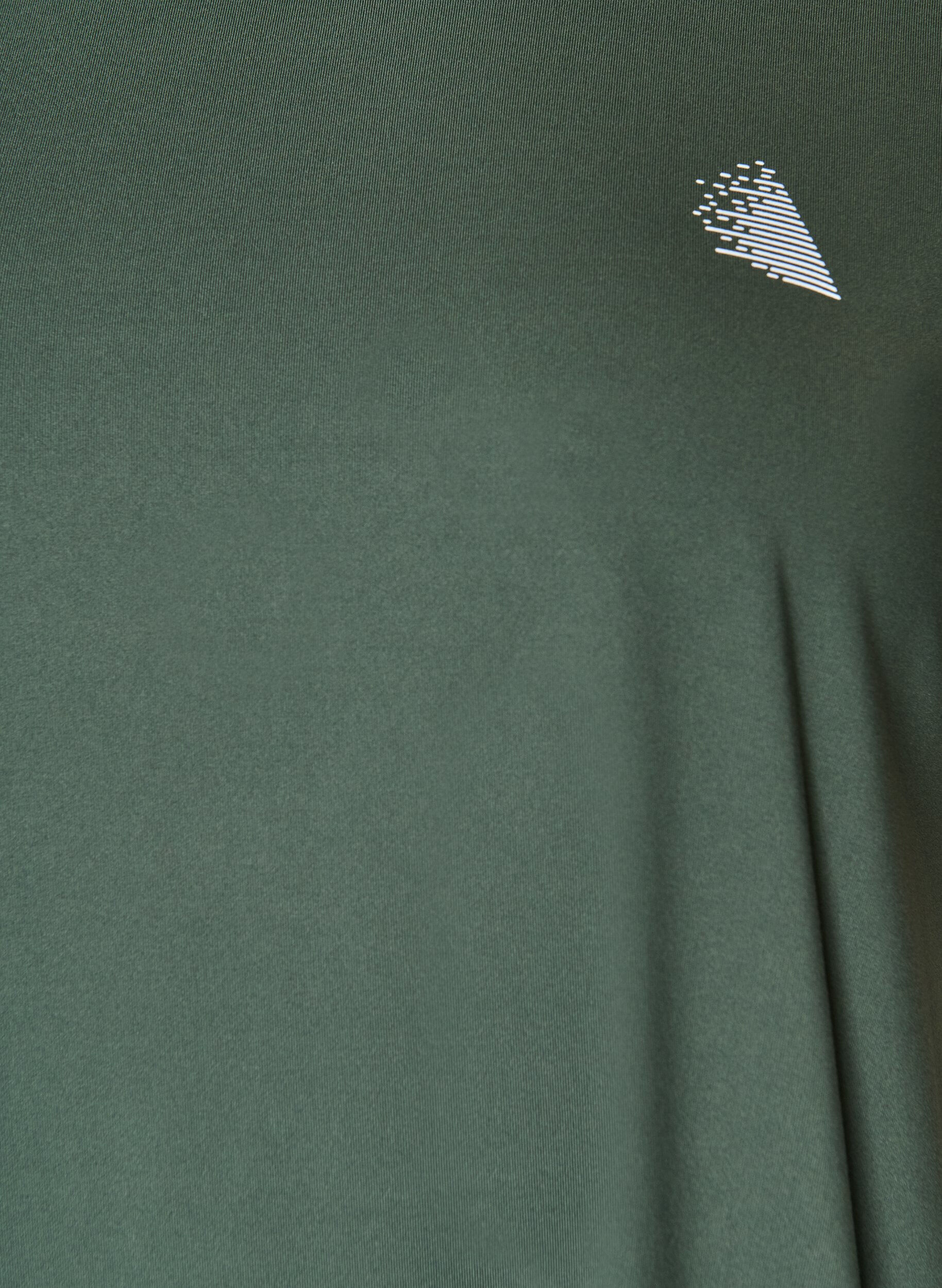 ZizzifashionSolid-coloured training T-shirt, Green, Packshot image number 2