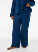 Loose cotton muslin pyjama bottoms, Blue, Model image number 2