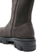 Chunky boot in faux suede, Brown, Packshot image number 2