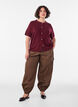 Knit cardigan with short sleeves, Red, Model image number 1