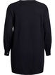 Short knitted dress with raglan sleeves, Black, Packshot image number 1