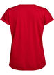 Short-sleeved t-shirt in a cotton blend, Red, Packshot image number 1