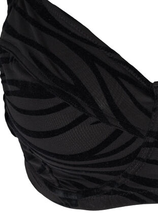 Figa underwired bra with pattern, Black, Packshot image number 2