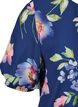 Floral blouse with smocking, Blueprint Flower AOP, Packshot image number 2