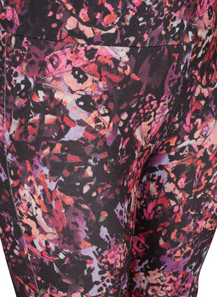 Printed, 7/8-length exercise tights, Multi Pink, Packshot image number 2