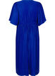 Pleated midi dress with batwing sleeves, Blue, Packshot image number 1
