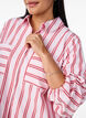 Loose shirt with stripes and long sleeves, Pink, Model image number 3