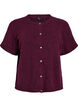 Knitwear cardigan with short sleeves, Dark Bordeaux, Packshot image number 0