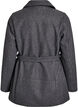 Short coat with a belt, Grey, Packshot image number 1