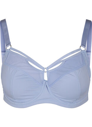 Figa underwired bra with mesh and straps, Eventide, Packshot image number 0