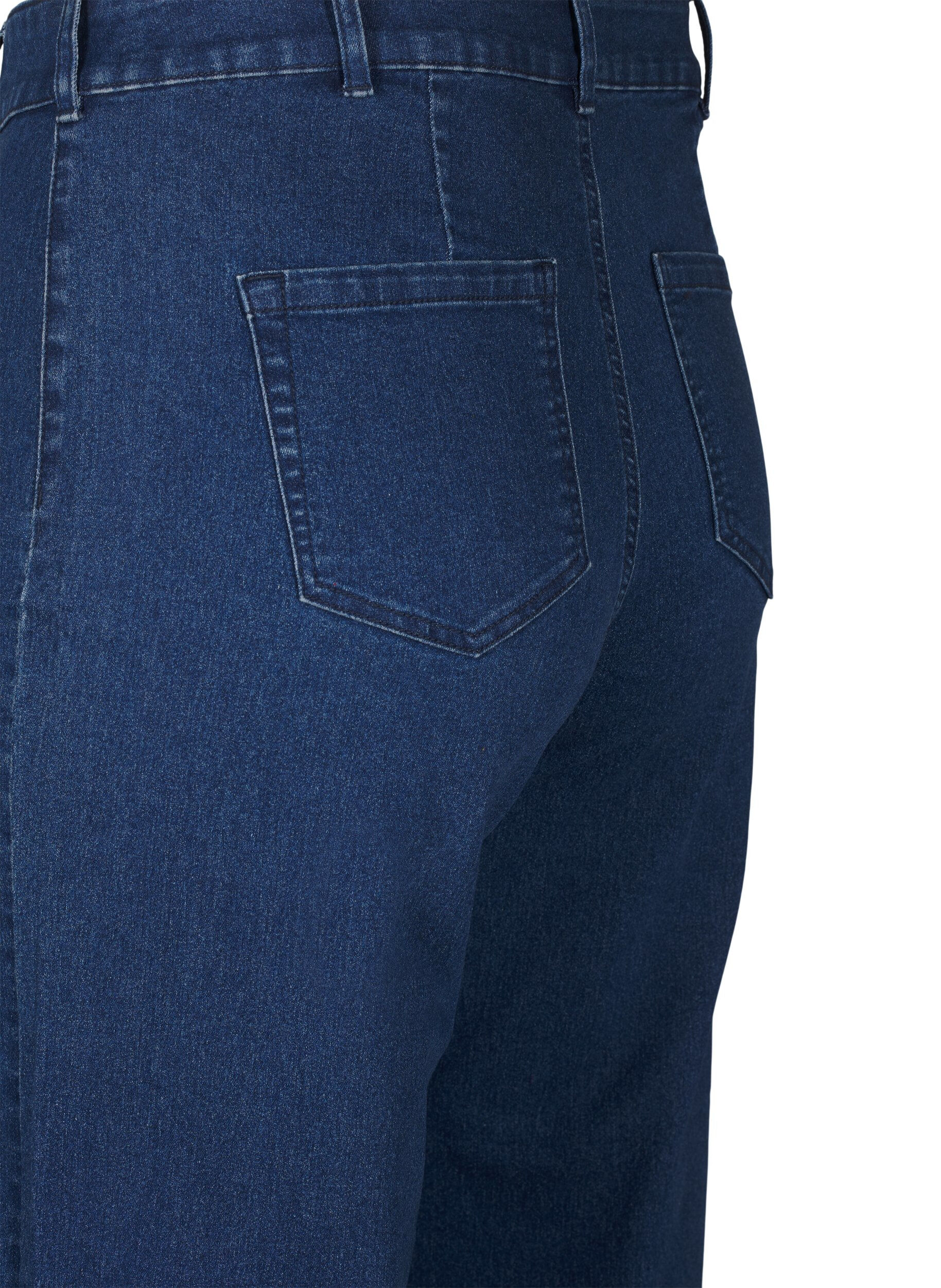 Zizzifashion FLASH - Wide-leg jeans, Blue, Packshot image number 3